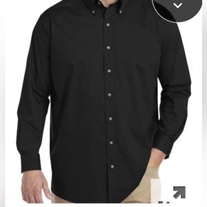 NWT HARBOR BAY EASY CARE BLACK SPORT SHIRT❤️❤️❤️❤️